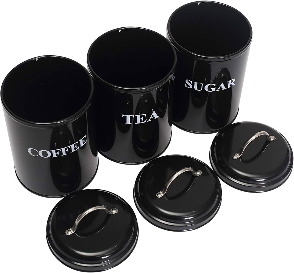 Set Of 3 Coffee Sugar Container Set, Seasoning Bottle Spice Jars, Multifunctional Kitchen Cereal Dispenser Storage Containers Set Of 3 Coffee Sugar Container Set, Seasoning Bottle Spice Jars, Multifunctional Kitchen Cereal Dispenser Storage Containers